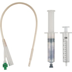 2-vejs foley kateter, Folysil LT X-tra, open end, CH 14, 40cm, 10 ml, standard ballon, inkl. glycerinspr�jte, steril *Denne vare tages ikke retur*