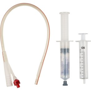 2-vejs foley kateter, Folysil LT X-tra, open end, CH 18, 40cm, 10 ml, standard ballon, inkl. glycerinspr�jte, steril *Denne vare tages ikke retur*
