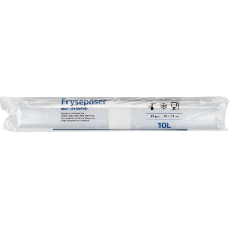 Frysepose, ABENA Cater-Line, 10 l, klar, LDPE/virgin, 28x53cm
