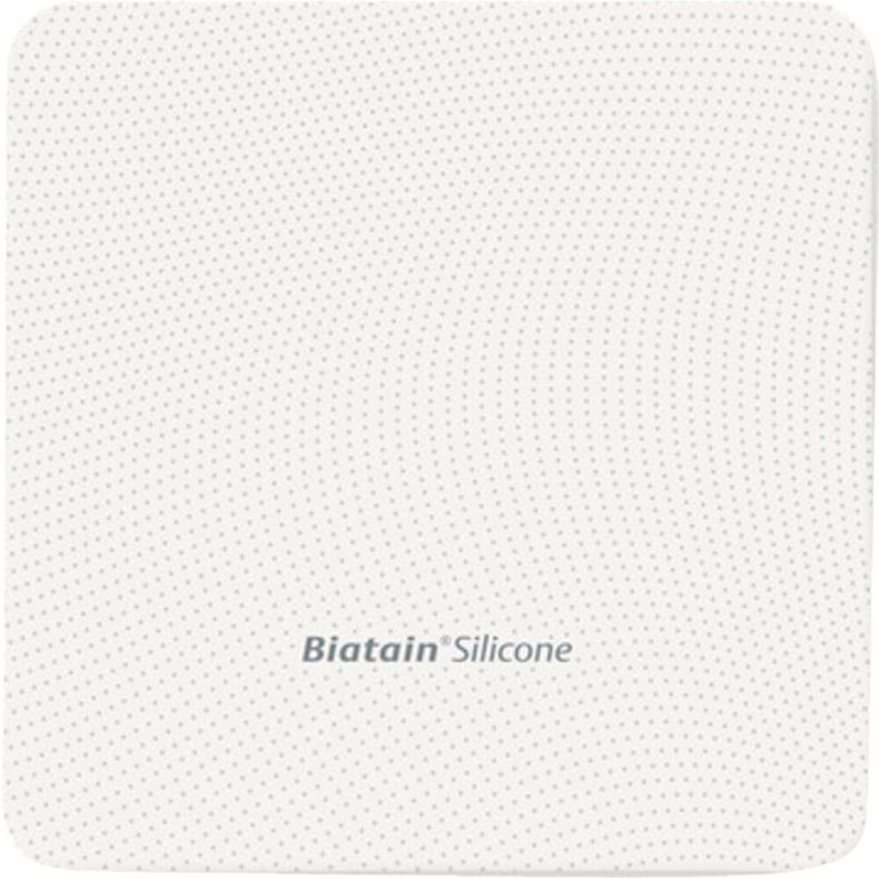 Skumbandage, Biatain Silicone, 12,5x12,5cm, m/silikonekontaktlag, u/kl�b, latexfri, steril, engangs *Denne vare tages ikke retur*