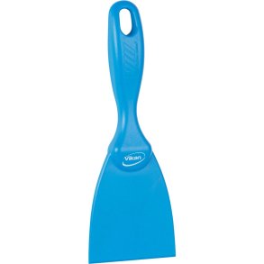 H�ndskraber, Vikan, 7,5cm, bl�, metal/PP, metaldetekterbar *Denne vare tages ikke retur*