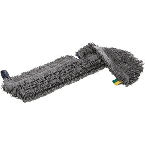 Moppe, Vileda Swep Duo r-MicroTech, gr�, mikrofiber, 50 cm, lommer, 30% genanvendt