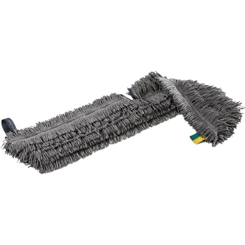 Moppe, Vileda Swep Duo r-MicroTech, gr�, mikrofiber, 50 cm, lommer, 30% genanvendt