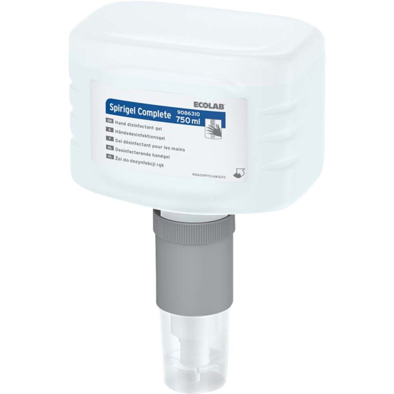 H�nddesinfektionsgel, Ecolab Spirigel Complete, 750 ml, 85% ethanol