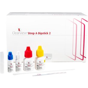 Strep A test, Clearview, dipstick