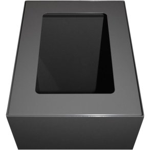 Topindsats, V-Part, m�rkegr�, pulverlakeret st�l, �bent indkast, til modulopbygget serie, 55 og 60 liter *Denne vare tages ikke retur*