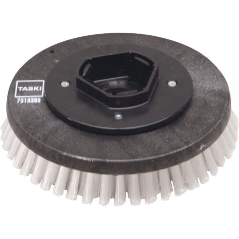 B�rste, Diversey TASKI, Swingo 955/1255/2100/5000/Ultimaxx DD55, 11", �280mm, hvid, nylon, til opskuring *Denne vare tages ikke retur*