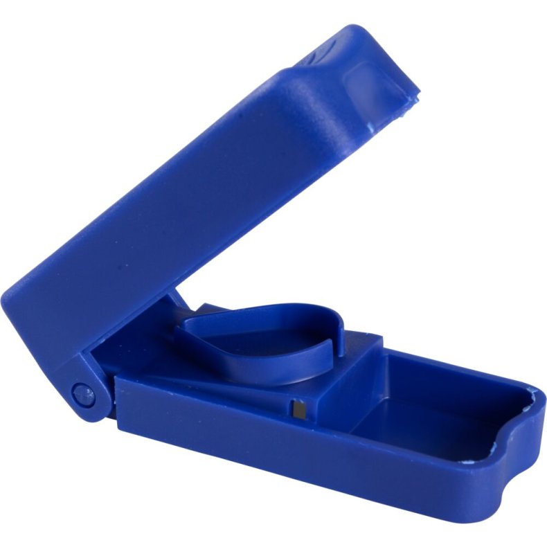 Tabletdeler, bl�, med opbevaring