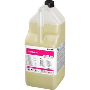 Skumreng�ring, Ecolab Foamguard Z, 5 l, sur/afkalkende, uden klor, med farve, uden parfume