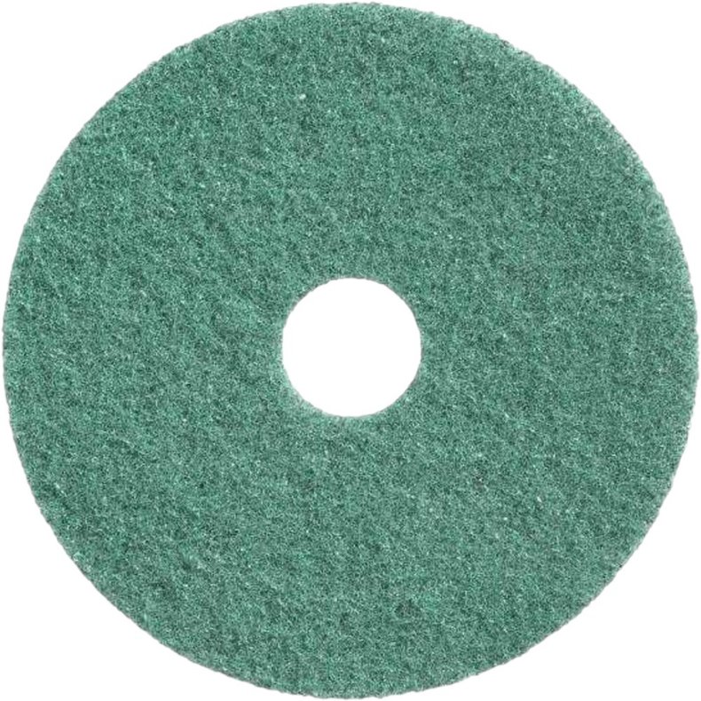 Gulvrondel, Diversey TASKI Twister, 12", �300mm, gr�n, RPET, diamant, til daglig reng�ring *Denne vare tages ikke retur*