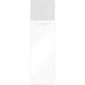 Objektglas, Starfrost, 76x26x1mm, usleben, hvidt skrivefelt, engangs