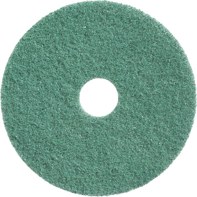 Gulvrondel, Diversey TASKI Twister, 9", �230mm, gr�n, RPET, diamant, til daglig reng�ring *Denne vare tages ikke retur*