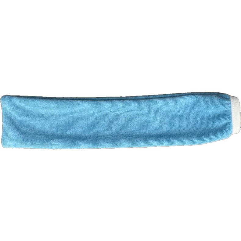 Interi�rh�ndmoppe, bl�, mikrofiber, cover til afst�ver, 73 cm *Denne vare tages ikke retur*