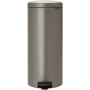 Pedalspand, Brabantia newIcon, platinum, rustfrit st�l, 30 l, plast inderspand, og soft close l�g *Denne vare tages ikke retur*