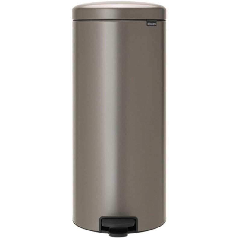 Pedalspand, Brabantia newIcon, platinum, rustfrit st�l, 30 l, plast inderspand, og soft close l�g *Denne vare tages ikke retur*
