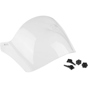 Visir, Rock, One size, transparent, lang, slagfast, antidug bel�gning, til Rock Dynamo sikkerhedshjelm.