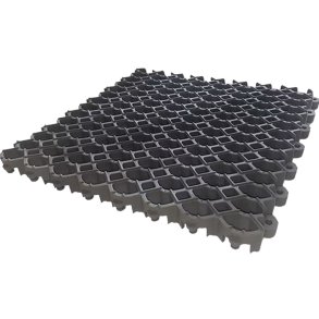 Skrabem�tte, Vileda V-Mat Eco, 25x25x2cm, antracit, uden tekstilfyld, til tung trafik *Denne vare tages ikke retur*