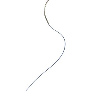 Sutur, Chiralen Monofilament, 45cm, bl�, 4/0, DS-19 n�l (FS-2), non-resorberbar, steril *Denne vare tages ikke retur*