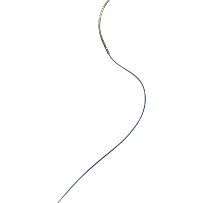 Sutur, Chiralen Monofilament, 45cm, bl�, 5/0, DS-19 n�l (FS-2), non-resorberbar, steril *Denne vare tages ikke retur*