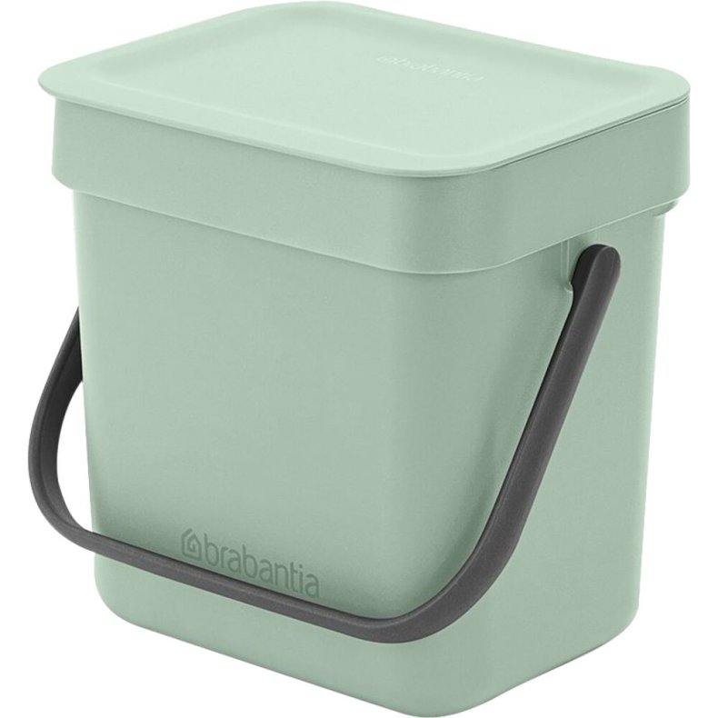 Affaldsspand, Brabantia Sort & Go, jade gr�n, plast, 3 l, ekskl. v�gbeslag *Denne vare tages ikke retur*