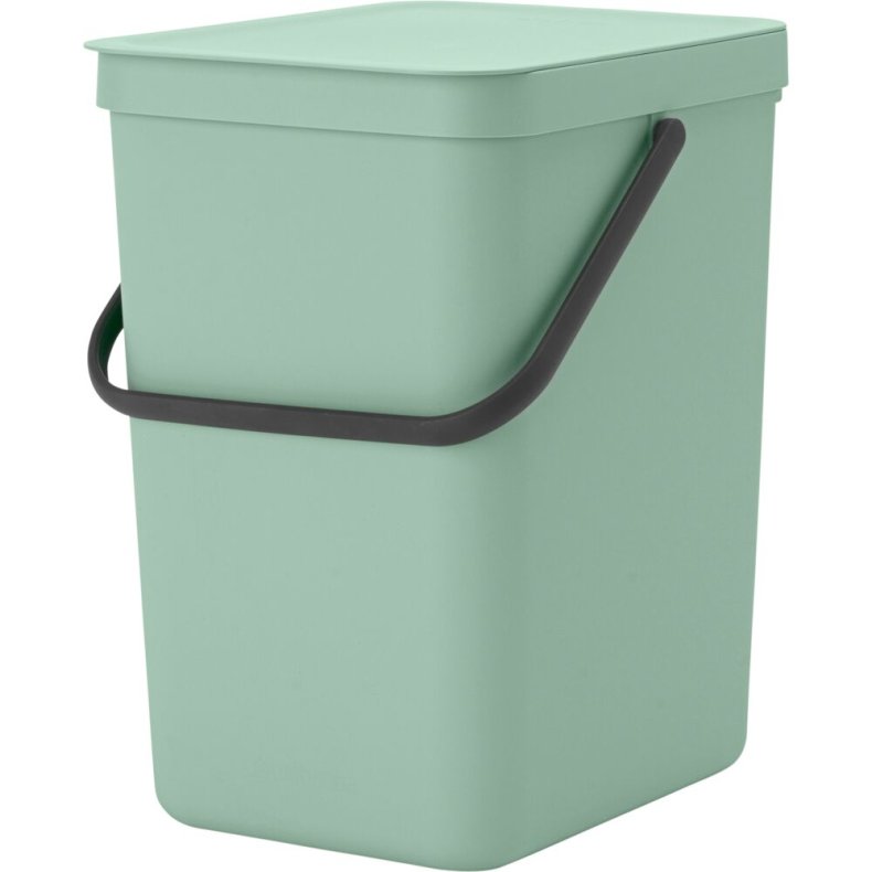 Affaldsspand, Brabantia Sort & Go, jade gr�n, plast, 25 l, ekskl. v�gbeslag *Denne vare tages ikke retur*