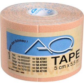 Kinesiologitape, 5,5m x 5cm, beige