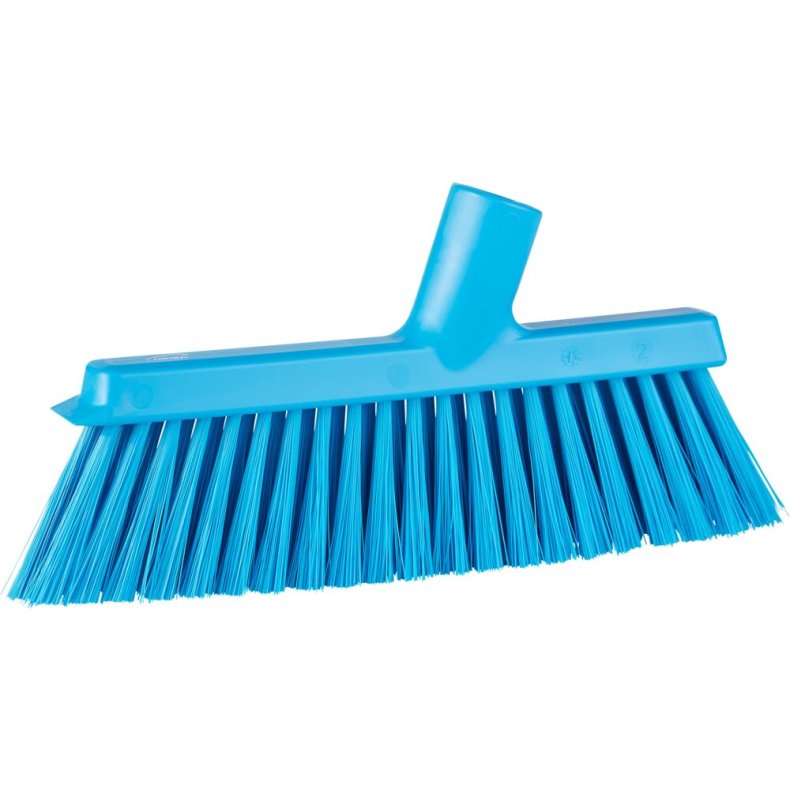 Fejekost, Vikan, bl�, polyester/PP/rustfrit st�l, 25 cm, medium *Denne vare tages ikke retur*