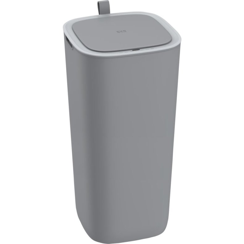 Affaldsspand, Morandi, gr�, plast, 30 l, med sensor og touch l�g *Denne vare tages ikke retur*