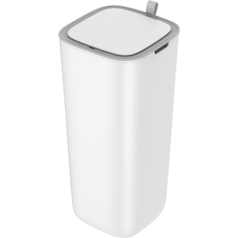 Affaldsspand, Morandi, hvid, plast, 30 l, med sensor og touch l�g *Denne vare tages ikke retur*