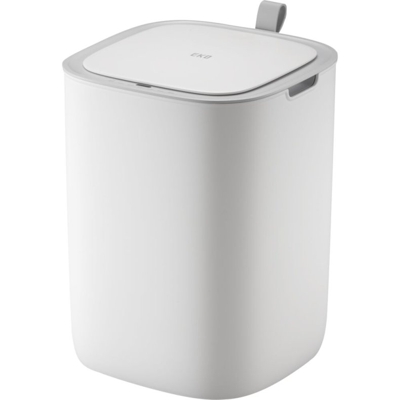 Affaldsspand, Morandi, hvid, plast, 12 l, med sensor og touch l�g *Denne vare tages ikke retur*