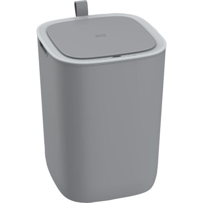 Affaldsspand, Morandi, gr�, plast, 12 l, med sensor og touch l�g *Denne vare tages ikke retur*