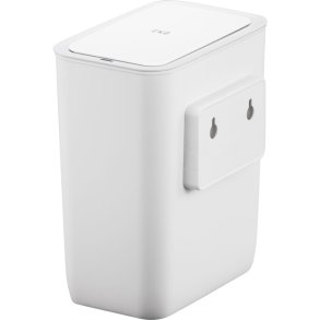 Hygiejnespand, Morandi, hvid, plast, 8 l, med sensor og touch l�g *Denne vare tages ikke retur*