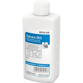 H�nddesinfektion, Ecolab Epicare Des, 500 ml, uden farve og parfume