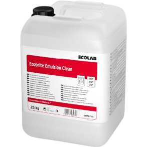 T�jvask, Ecolab Ecobrite Emulsion Clean, 20 l, kul�rt og hvidt, uden farve og parfume *Denne vare tages ikke retur*