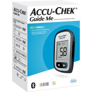 Starts�t, Accu-Chek Guide Me, blodsukkerapparat med BlueTooth