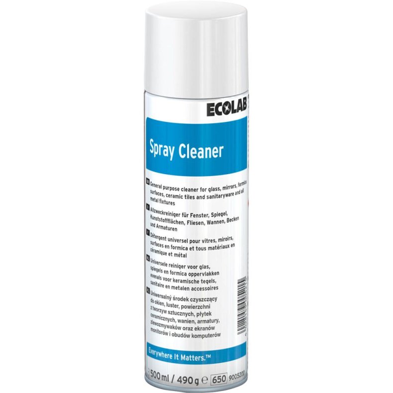 Universalreng�ring, Ecolab Spray Cleaner, 500 ml, klar-til-brug, uden farve og parfume *Denne vare tages ikke retur*