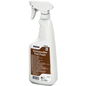 Ovn- og grillreng�ring, Ecolab Greasecutter Fast Foam, 750 ml, klar-til-brug, med farve, uden parfume