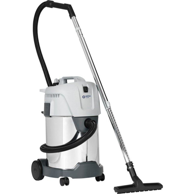 V�d-/t�rsuger, Nilfisk, VL200 30 PC Inox, 220-240V, 50/60HZ, EU, lysegr�, 1-rums, 30 l *Denne vare tages ikke retur*