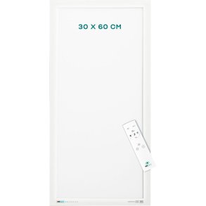 LED-panel, 30x60cm, hvid, til synspr�vetavle, inklusiv fjernbetjening