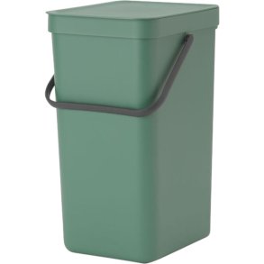 Affaldsspand, Brabantia Sort & Go, gr�n, plast, 16 l, forberedt til v�gmontering inkl. materialer *Denne vare tages ikke retur*
