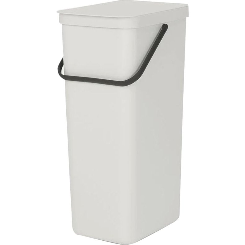 Affaldsspand, Brabantia Sort & Go, lysegr�, plast, 40 l, ekskl. v�gbeslag *Denne vare tages ikke retur*