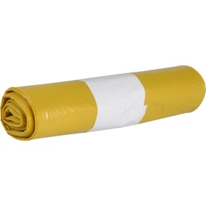 S�kko-Boy s�k, gul, LDPE/genanvendt, 42x103cm, 2-i-1, til opdeling af 60 l S�kko-Boy stativ