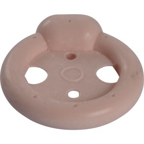 Pessar ring, Milex, 4, �70mm, lyser�d, silikone, med st�tte og knop