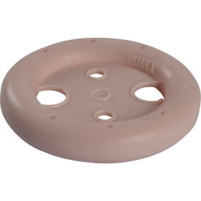 Pessar ring, Milex, 5, �76mm, lyser�d, silikone, med st�tte