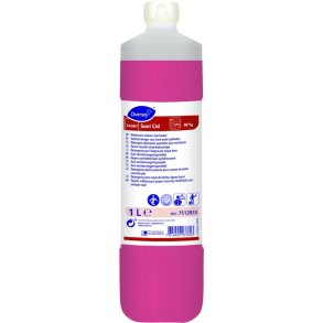 Sanitetsreng�ring, Diversey TASKI Sani Cid W1e, 1 l, sur/kalkh�mmende, med farve og parfume *Denne vare tages ikke retur*