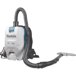 Rygst�vsuger, Makita XGT, 40V, gr�, 1-rums, 2 l, antistatisk sugeslange, 5,0/1,8 l
