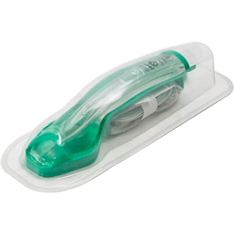 I-gel, O2 Resus Pack, 4, gr�n, patientv�gt 50-90 kg, steril med gel, fiksering og sugekateter 12 FG *Denne vare tages ikke retur*