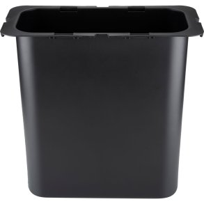 Affaldsspand, S�kko-Boy, sort, genanvendt plast/PP, 10,2 l, med greb