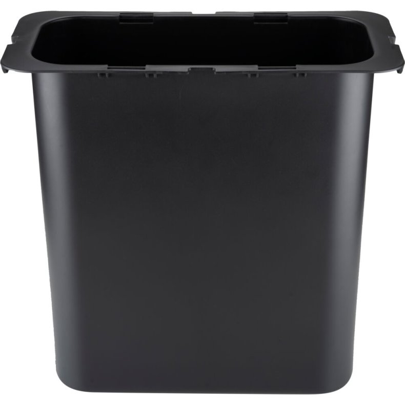 Affaldsspand, S�kko-Boy, sort, genanvendt plast/PP, 10,2 l, med greb
