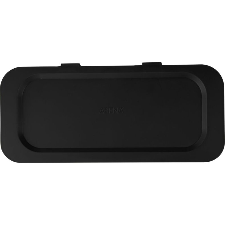 L�g til affaldsspand, S�kko-Boy, 14,5x32,5x1cm, sort, genanvendt plast